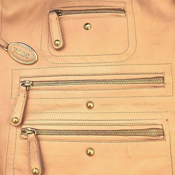 Tod's Vintage Leather Satchel - Shoulder Bag Light Pink - Picture 3 of 16